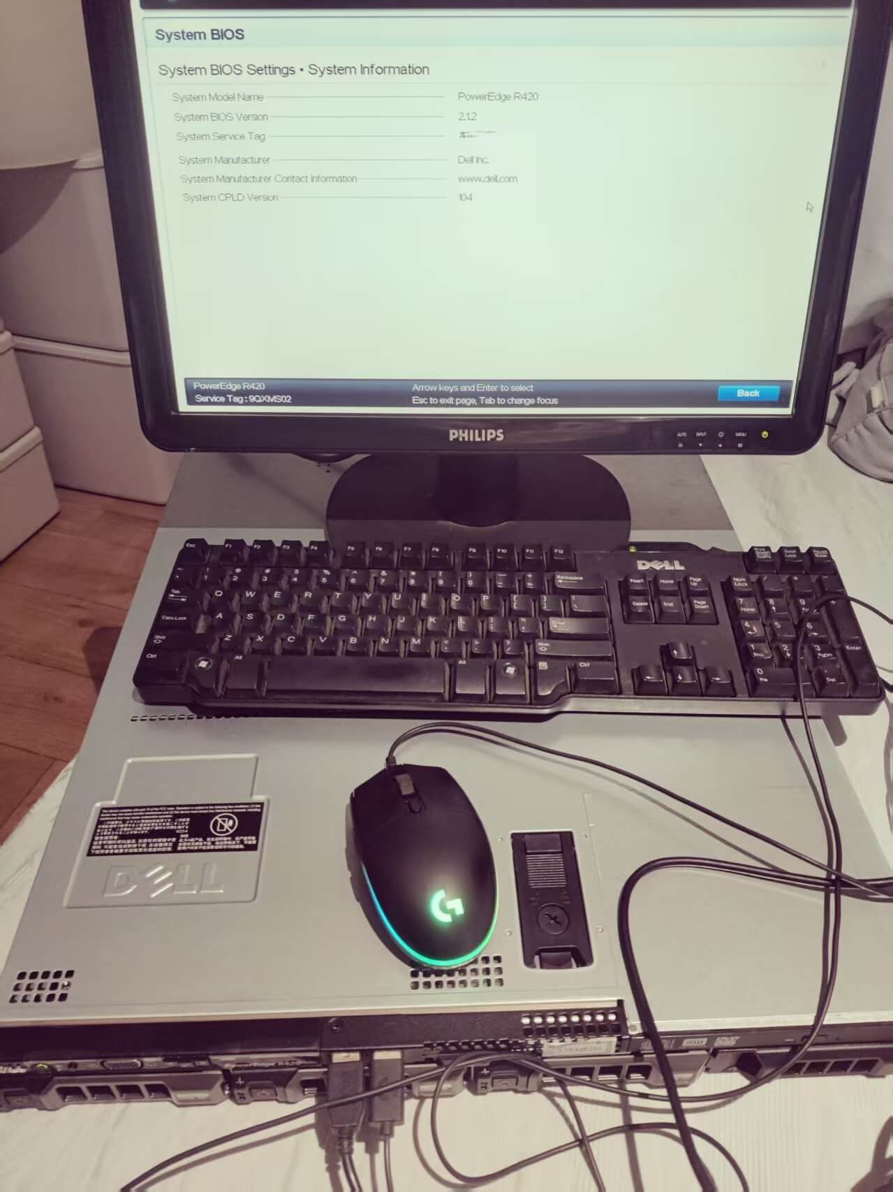 古老的DELL R420服务器上线做家用服务器了